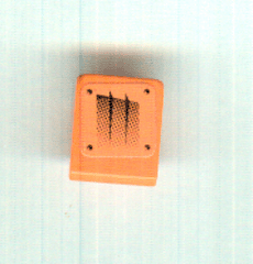 Slope 30 1 x 1 x 2/3 with Black Fade Pattern Model Left (Sticker) - Set 8641