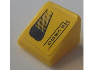 Slope 30 1 x 1 x 2/3 with Air Inlet and 'Hevado' Pattern Model Left Side (Sticker) - Set 8154