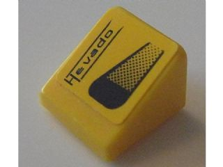 Slope 30 1 x 1 x 2/3 with Air Intake and 'Hevado' Pattern Model Right Side (Sticker) - Set 8154