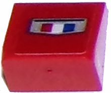 Slope 30 1 x 1 x 2/3 with Chevrolet Camaro Logo Pattern (Sticker) - Set 75874