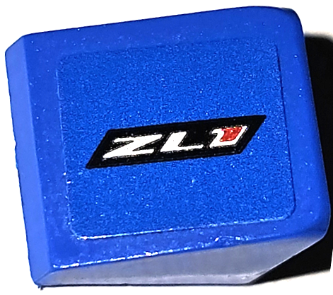 Slope 30 1 x 1 x 2/3 with Black, White and Red 'ZL1' Pattern (Sticker) - Set 75891