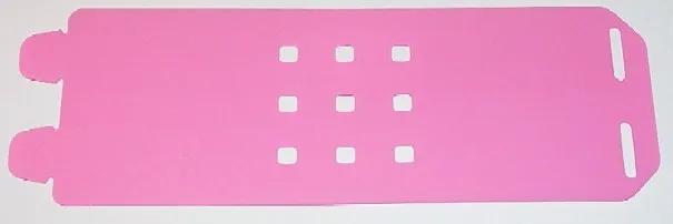 Clikits Container, Cylinder 10 x 10 with 9 Holes - Side Panel with 2 Slots and Tabs