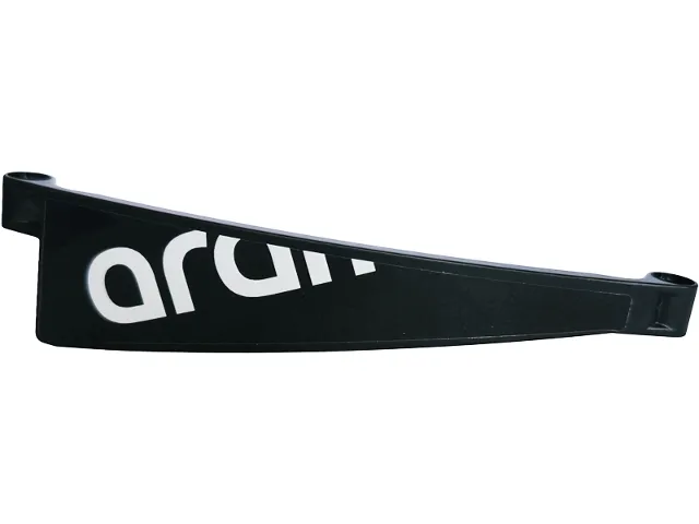 Technic, Panel Curved #53 3 x 13 Tapered Right with White 'ara' (aramco) Pattern (Sticker) - Set 42240
