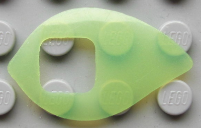 Clikits, Icon Accent Plastic Leaf 3 1/8 x 2