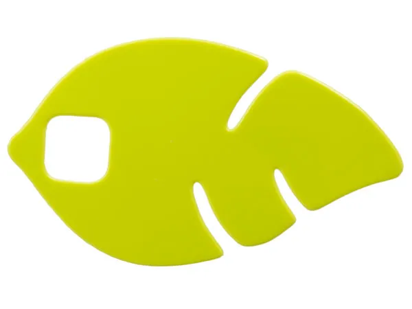 Clikits, Icon Accent Plastic Leaf 6 x 4 with Cutouts