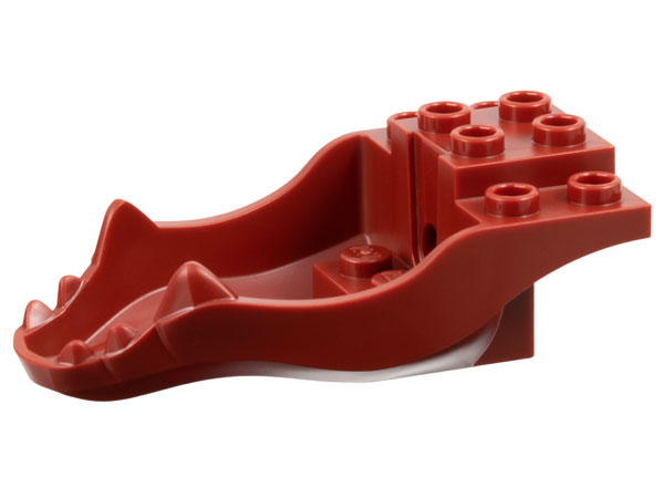 Dragon Head (Ninjago) Jaw Lower with Teeth and 10 Studs