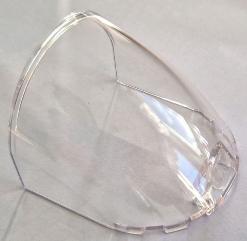 Windscreen 6 x 6 x 3 2/3 Curved