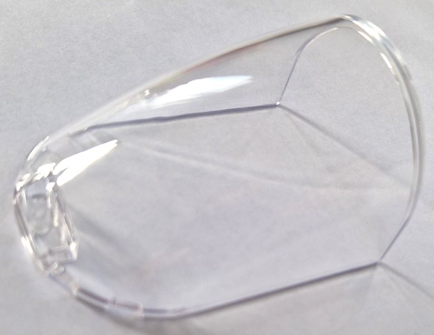 Windscreen 6 x 8 x 3 2/3 Curved