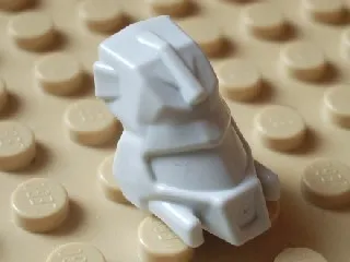 Minifigure, Head, Modified Bionicle Piraka Thok Plain