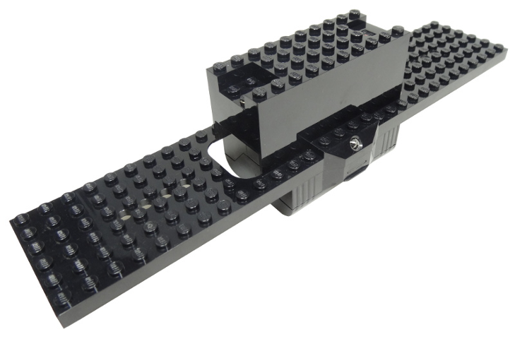 Electric, Train 9V RC Train Base 6 x 30 with IR Receivers and Battery Compartment