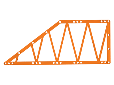 Support 31 x 13 Girder, Trapezoid