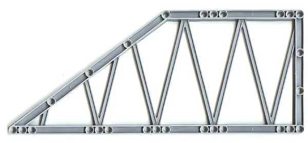 Technic, Liftarm, Modified Frame Trapezoid Thick 31 x 13 Girder Center