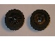Wheel 18mm D. x 14mm with Axle Hole, Fake Bolts and Shallow Spokes with Black Tire 24 x 14 Shallow Tread (55982 / 30648)