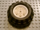 Wheel 30.4mm D. x 20mm with No Pin Holes and Reinforced Rim with Black Tire 56 x 26 Balloon (56145 / 55976)