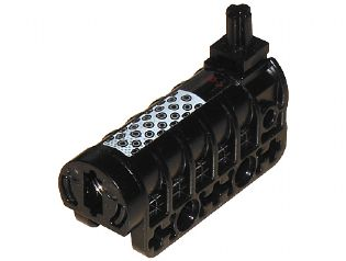 Projectile Launcher, Cannon, Flat Bottom with Heat Shield Pattern (Sticker) - Set 5974