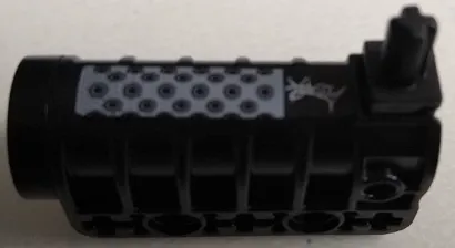 Projectile Launcher, Cannon, Flat Bottom with Heat Shield Pattern (Sticker) - Set 5979