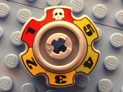 Technic Tread Sprocket Wheel Small with Glatorian Game Pattern