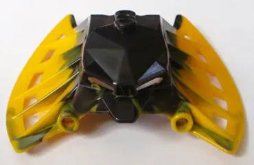 Bionicle Mask Garai with Marbled Black Face Pattern