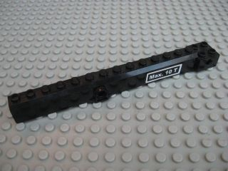 Crane Arm Outside, Wide with Pin Hole at Mid-Point with 'Max. 10 T' Pattern on Both Sides (Stickers) - Set 7992