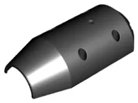 Vehicle, Tipper Drum 3 x 6 x 10 Half with 4 Pin Holes