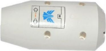 Vehicle, Tipper Drum 3 x 6 x 10 Half with 4 Pin Holes with 'FUEL', Filler Caps, and Galaxy Squad Logo Pattern (Sticker) - Set 70709