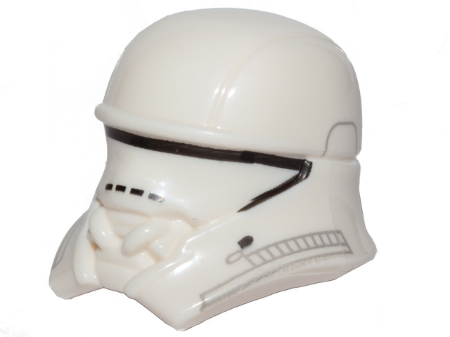 Minifigure, Headgear Helmet SW First Order Jet Trooper Pattern