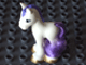 Duplo Horse Baby Foal Pony with Purple Mane and Tail