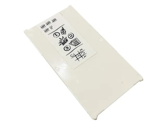 Glass for Window 1 x 4 x 6 with Tally Marks, Dynamite, 'BOOM', Cell, Numbers 1, 2 and 3 Pattern (Sticker) - Set 60141