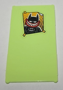 Glass for Window 1 x 4 x 6 with Batman Poster with Joker Smile Pattern (Sticker) - Set 70912
