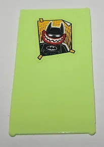 Glass for Window 1 x 4 x 6 with Batman Poster with Joker Smile Pattern (Sticker) - Set 70912