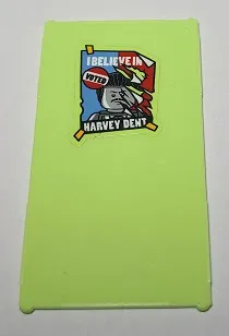 Glass for Window 1 x 4 x 6 with 'I BELIEVE IN HARVEY DENT' Poster Pattern (Sticker) - Set 70912