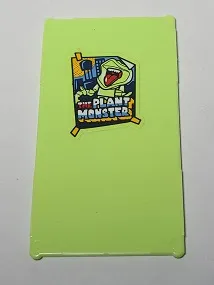 Glass for Window 1 x 4 x 6 with 'THE PLANT MONSTER' Poster Pattern (Sticker) - Set 70912