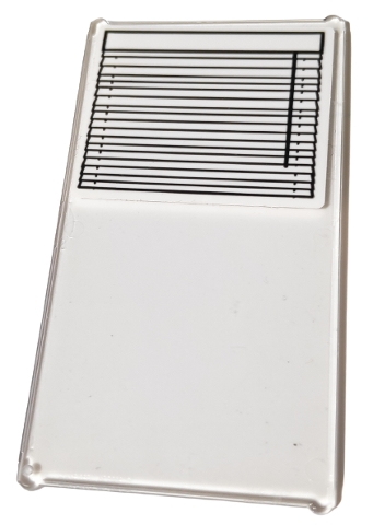 Glass for Window 1 x 4 x 6 with Venetian Blinds Pattern (Sticker) - Set 10292