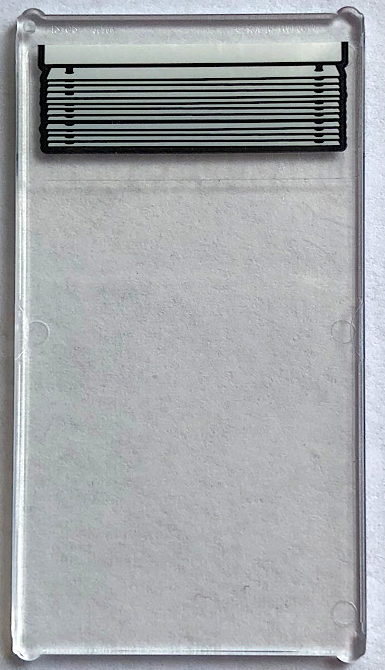 Glass for Window 1 x 4 x 6 with Venetian Blinds Up Pattern (Sticker) - Set 21336