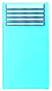 Glass for Window 1 x 4 x 6 with White Venetian Blinds Pattern (Sticker) - Set 41394