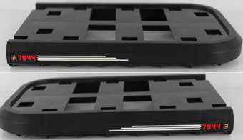 Boat, Hovercraft Skirt, Unitary with White Stripes, Fire Logo Badge and '7944' Pattern on Both Sides (Stickers) - Set 7944