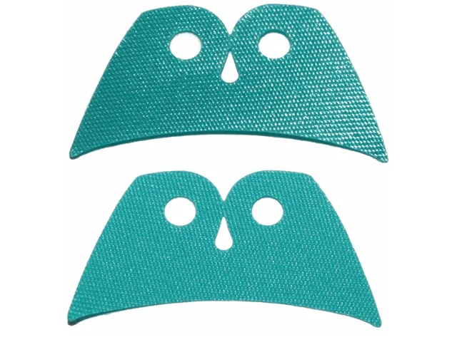 Mini Doll, Cape Cloth, Angular Pointed Collar - Traditional Starched Fabric, One Side Shiny