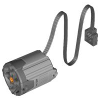 Electric, Motor 9V Power Functions XL with Dark Bluish Gray Bottom