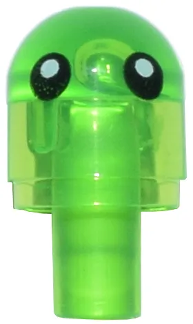 Bar with Light Cover (Bulb) / Bionicle Barraki Eye with Black Eyes with White Pupils Pattern (DREAMZzz Z-Blob)