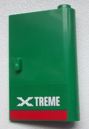 Door 1 x 3 x 4 Right - Open Between Top and Bottom Hinge with 'XTREME' Pattern (Sticker) - Set 60025