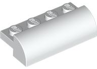 Slope, Curved 2 x 4 with 4 Recessed Studs