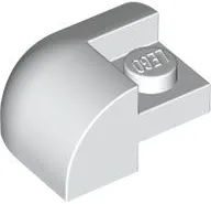 Slope, Curved 2 x 2 Corner Round with Recessed Stud