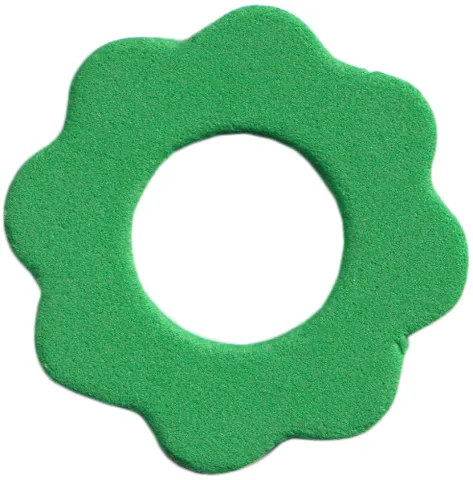Foam Part for Set 5861 - Belville, Flower/Crown Small 3 x 3 with Center Hole