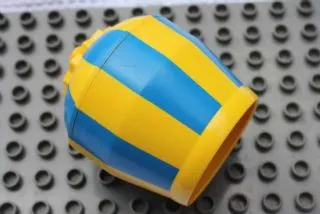 Duplo Cement Mixer Bucket with Blue Stripes Pattern