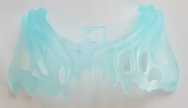 Minifigure Wings Webbed Slime with Neck Bracket