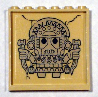 Panel 1 x 6 x 5 with Idol Pattern Upright (Sticker) - Set 7623