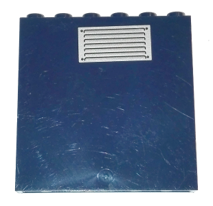 Panel 1 x 6 x 5 with Air Vent Pattern (Sticker) - Set 8635