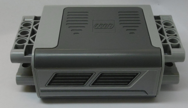 Electric 9V Battery Box 4 x 11 x 7 PF with Black Grille Pattern (Sticker) - Set 42095