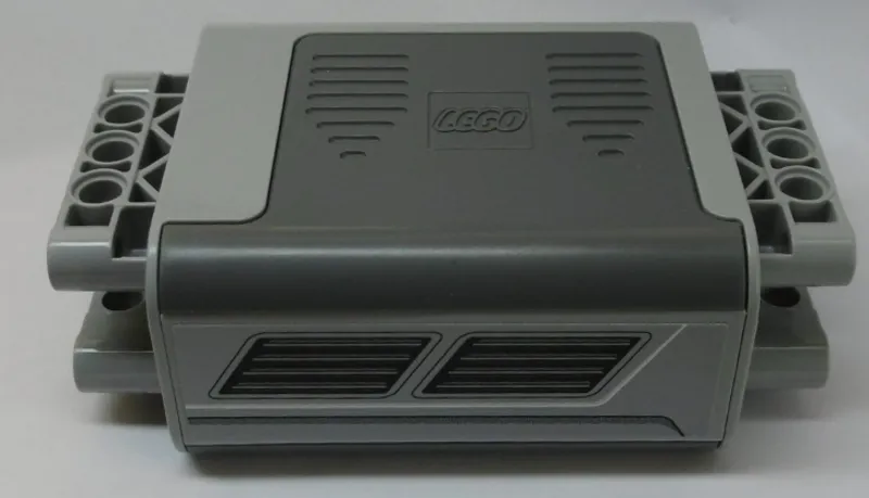 Electric 9V Battery Box 4 x 11 x 7 PF with Black Grille Pattern (Sticker) - Set 42095