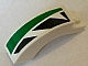 Arch 1 x 3 x 2 Curved Top with Green and Black Pattern Model Left Side (Sticker) - Set 8864